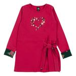 Girls' Nano Noruk Heart Garden Long Sleeve Dress - Thumbnail 1 of 3