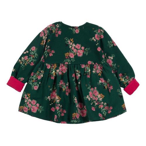 Baby Girls' Nano Noruk Smocked Floral Garden Long Sleeve Dress - Primary Image