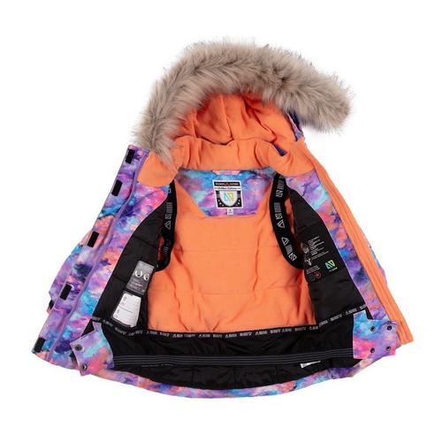 Toddler Girls' Nano Noruk Margot Watercolor Hooded Jacket - Primary Image