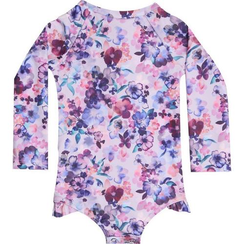 Baby Girls' Nano Noruk UV Bloom Rashguard One Piece Swimsuit - Primary Image