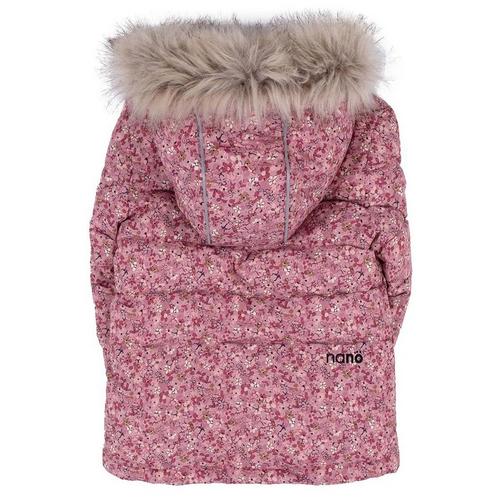 Veste Bomber à Capuche Rose Pour Fille - Taille 10-11 Ans, Fourrure, Occasion Très Bon état