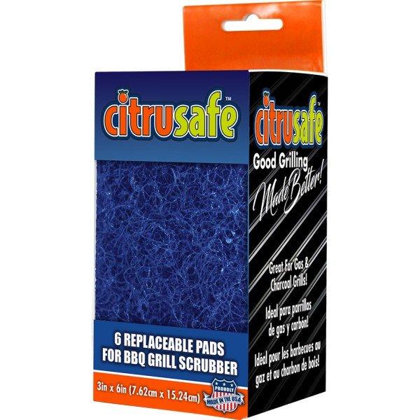Citrusafe Replacement Pads for BBQ Grill Scrubber - CitruSafe