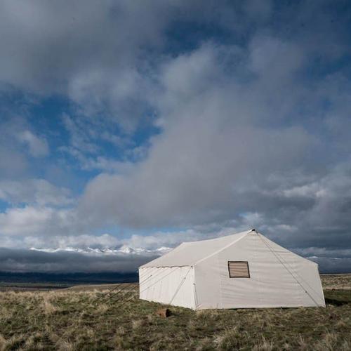 Montana Canvas Traditional 10 oz. 12'x14' Canvas Wall Tent - Primary Image