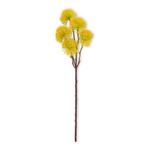 K&K Interiors Yellow 5 Ball Centaurea Thistle Spray - Thumbnail 1 of 2