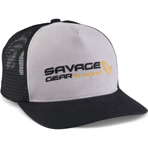 Men's Savage Gear Logo Twill Trucker Snapback Hat - Primary Image