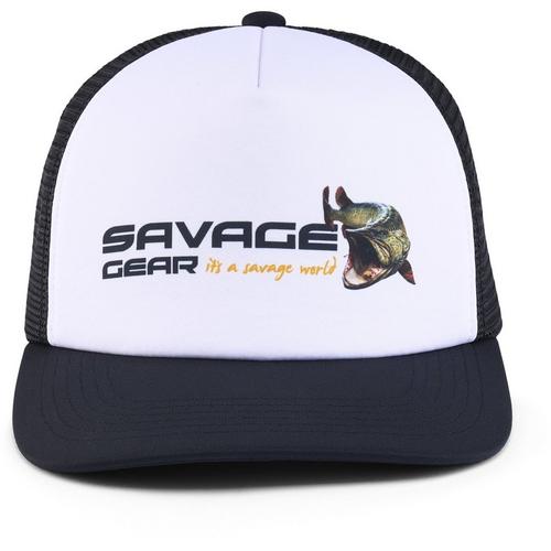 Men's Savage Gear Musky Logo Foam Trucker Snapback Hat - Primary Image