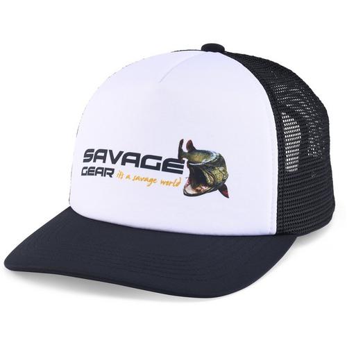 Men's Savage Gear Musky Logo Foam Trucker Snapback Hat - Primary Image