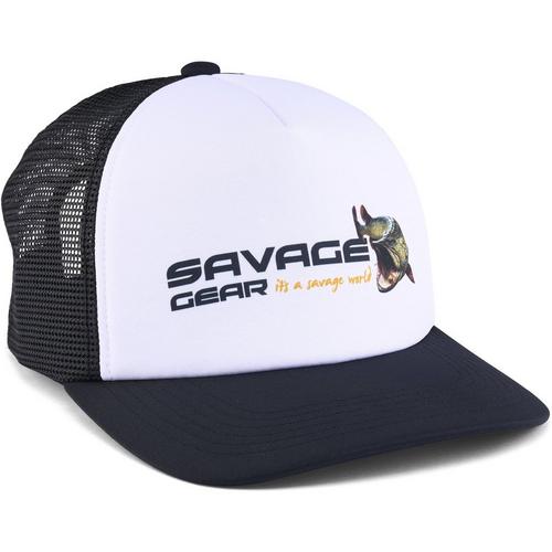 Men's Savage Gear Musky Logo Foam Trucker Snapback Hat - Primary Image