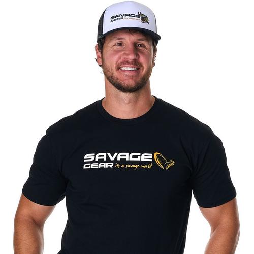 Men's Savage Gear Musky Logo Foam Trucker Snapback Hat - Primary Image