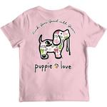 Kids' Puppie Love Pink and Green Pup T-Shirt - Thumbnail 1 of 2
