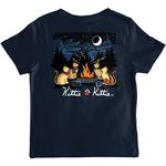 Kids' Puppie Love Campfire Ring Kitties T-Shirt - Thumbnail 1 of 2