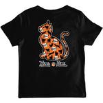Kids' Puppie Love Scaredy Cat Pattern Kitty T-Shirt - Thumbnail 1 of 2