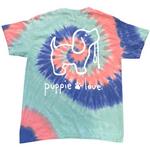 Kids' Puppie Love Taffy Tie Dye Pup T-Shirt - Thumbnail 1 of 2
