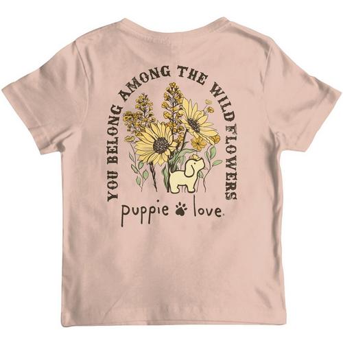 Kids' Puppie Love Wildflowers T-Shirt - Primary Image