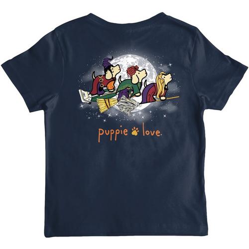 Kids' Puppie Love Witch Trio Pups T-Shirt - Primary Image