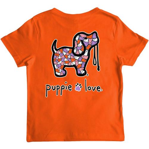 Kids' Puppie Love Ghost Pattern Pup T-Shirt - Primary Image