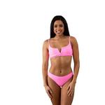 Women's Heat Swimwear V Bralette Rib Swim Bikini Top - Thumbnail 1 of 3