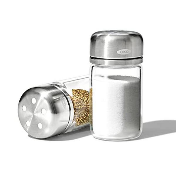 OXO Good Grips Glass Adjustable Salt and Pepper Shakers