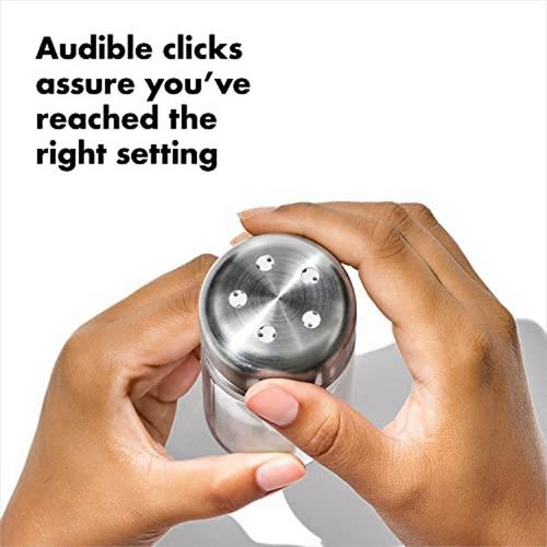 OXO Good Grips Glass Adjustable Salt and Pepper Shakers - Primary Image