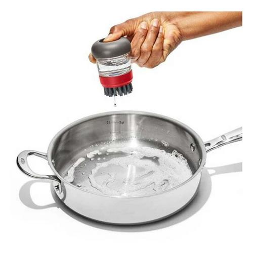 OXO Outdoor Soap Dispensing Dish Brush With Storage Case - Primary Image