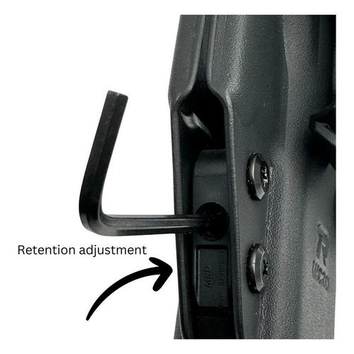 Rounded Universal IWB Standard Fit Ambidextrous Kydex Holster - Primary Image