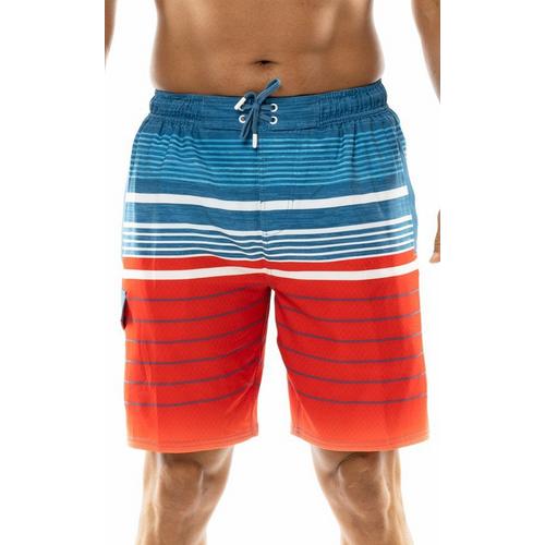 Men's U.S. Apparel Ocean Currents Swim Trunks - Primary Image