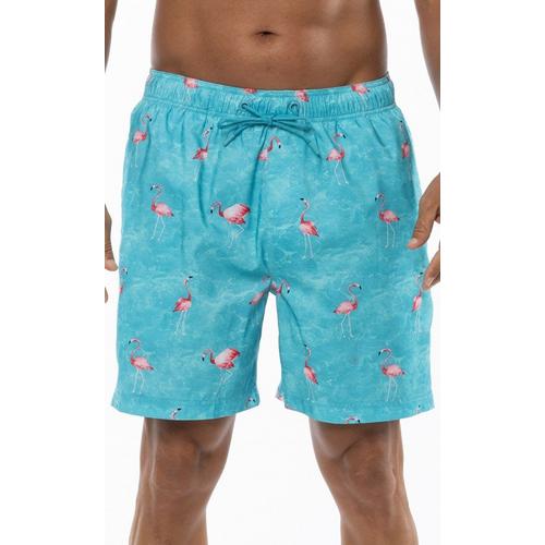 Men's U.S. Apparel Flamingo Swim Trunks - Primary Image