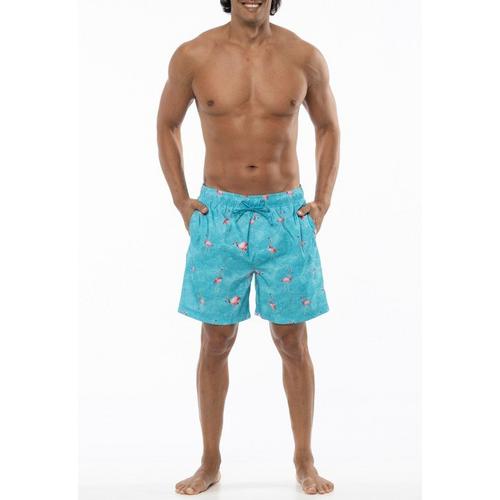 Men's U.S. Apparel Flamingo Swim Trunks - Primary Image