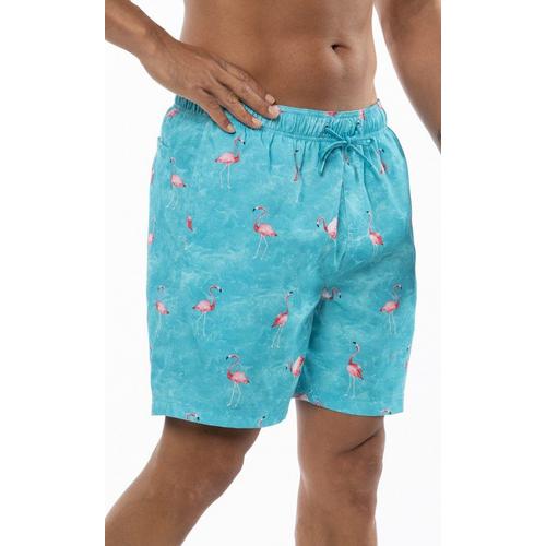 Men's U.S. Apparel Flamingo Swim Trunks - Primary Image