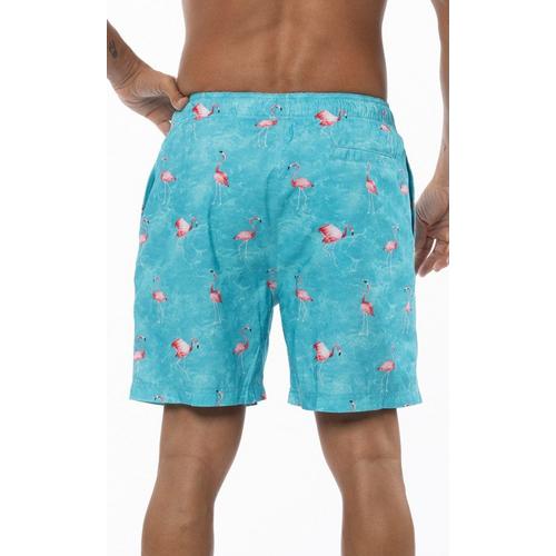 Men's U.S. Apparel Flamingo Swim Trunks - Primary Image