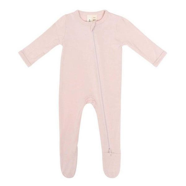 Kyte Baby Zippered Footie Pajamas Baby 6/12 mo. Blush