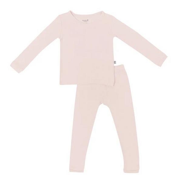 Kyte Baby Long Sleeve Pajama Set Baby 18/24 mo. Blush