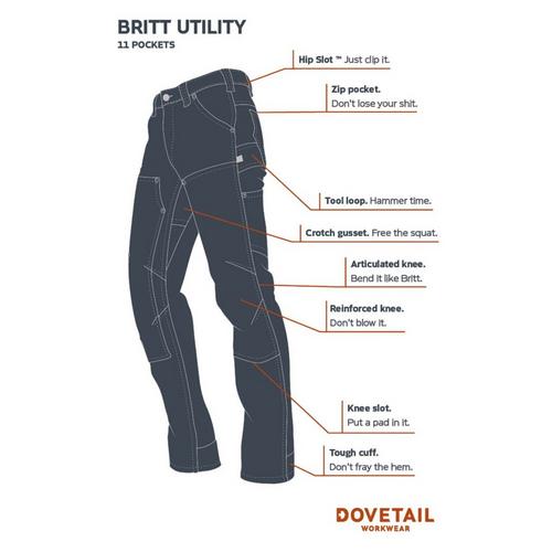 Women's Dovetail Workwear Britt Utility Work Pants - Primary Image