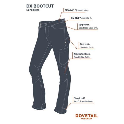 Women's Dovetail Workwear DX Work Bootcut Jeans - Primary Image