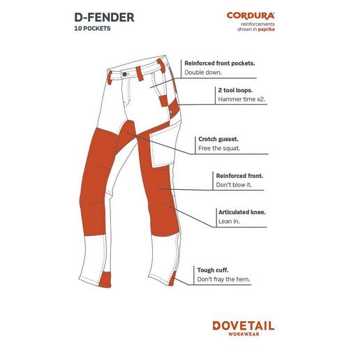 Women's Dovetail Workwear D-Fender Work Utility Pants - Primary Image