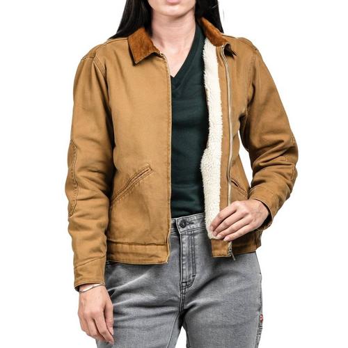 Women's Dovetail Workwear Old School Trucker Canvas Jacket - Primary Image
