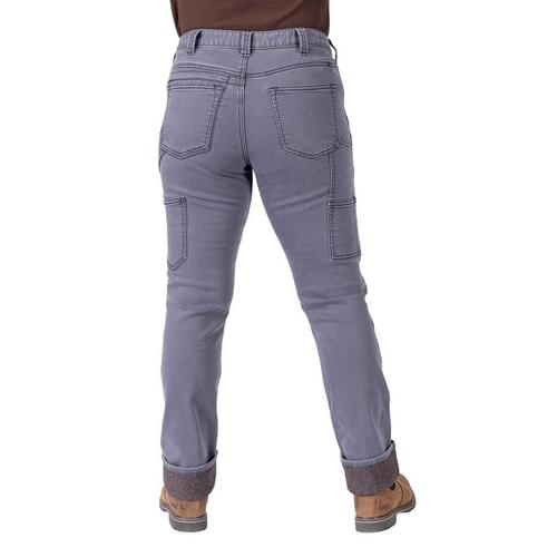 Women's Dovetail Workwear Britt Utility HotSwap Thermal Straight Wide Leg Jeans - Primary Image