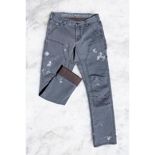 Women's Dovetail Workwear Britt Utility HotSwap Thermal Straight Wide Leg Jeans - Primary Image