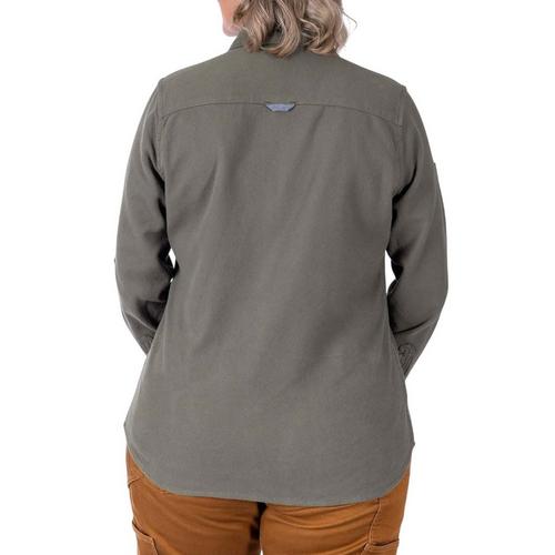 Women's Dovetail Workwear Givens Stretch Chamois Work Long Sleeve Button Up Shirt - Primary Image