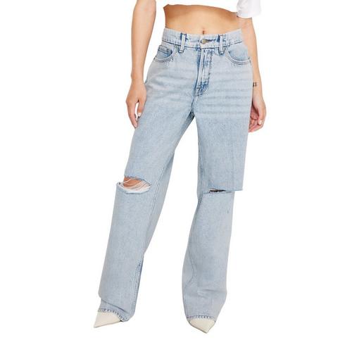 Women's GOOD AMERICAN Good 90's Straight Jeans - Primary Image