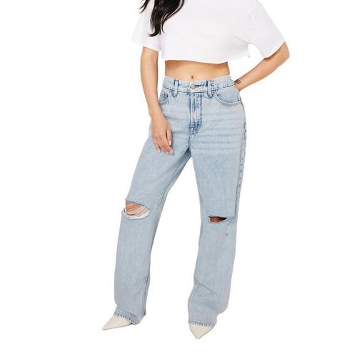 Women's GOOD AMERICAN Good 90's Straight Jeans - Primary Image