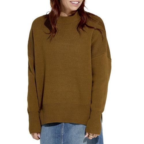 Women's By Together Riley Mock Neck Oversized Sweater - Primary Image
