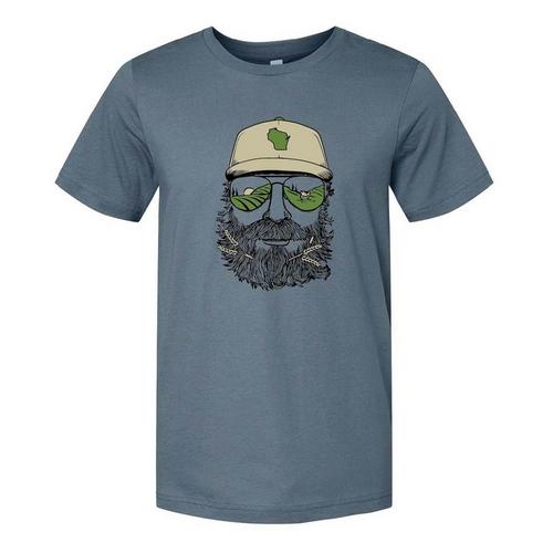 Men's Homeplace Apparel Wisconsin Bearded Farmer T-Shirt - Primary Image