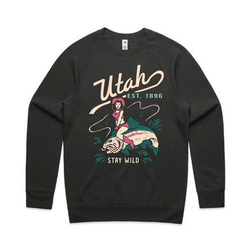 Homeplace Apparel Utah Stay Wild Crewneck Sweatshirt - Primary Image