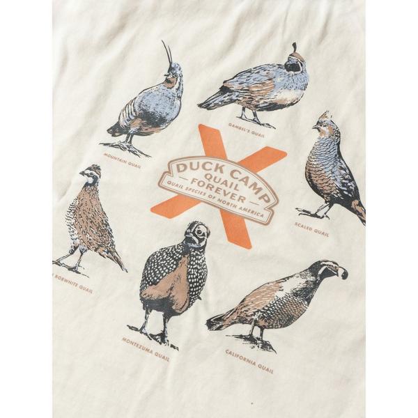Duck Camp Men's  Quail Forever Quail of North America T-Shirt