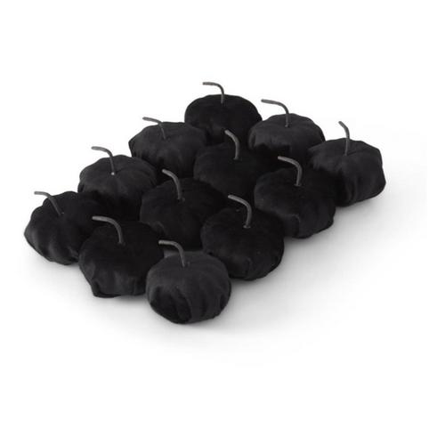 K&K Interiors Black Velvet Pumpkins (Set of 12) - Primary Image