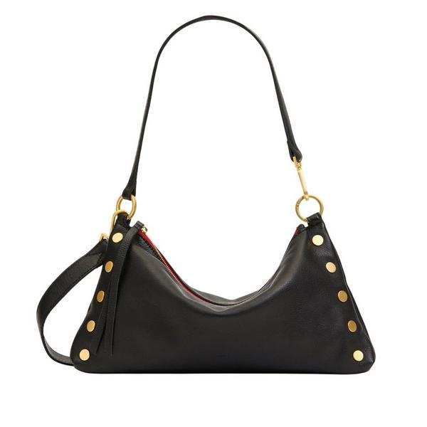 Hammitt Kyle Medium Shoulder Bag Black/Brushed Gold