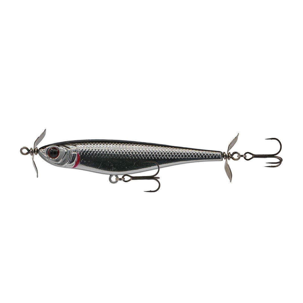 1646Chrome Black Back - 6th Sense Fishing Party Prop Spybait