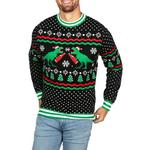 Men's Tipsy Elves Dino Mate Ugly Christmas Pullover Sweater - Thumbnail 1 of 2