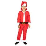 Kids' Tipsy Elves Santa Jumpsuit Onesie Pajamas - Thumbnail 1 of 2